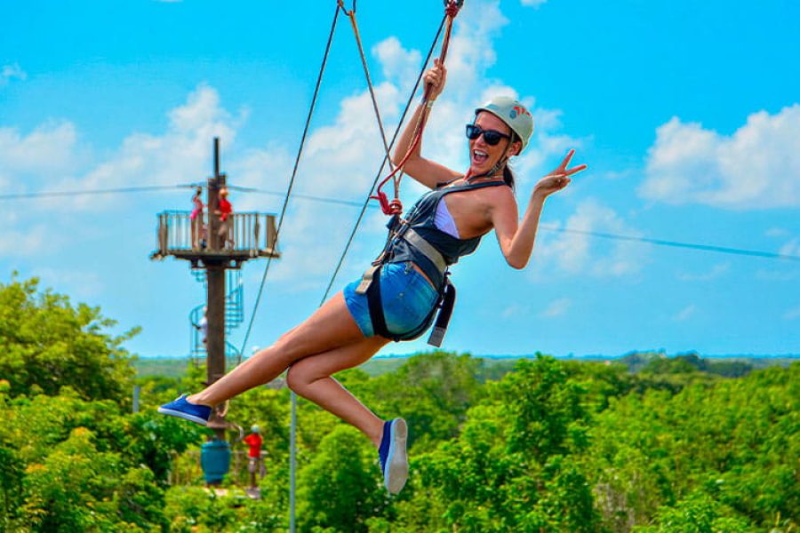 Bavaro Adventure Park - Zip Line Mega Splash